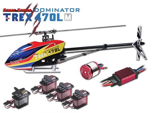 Align T-REX 470L M DOMINATOR 6S Combo Metal Edition (ohne FBL System)
