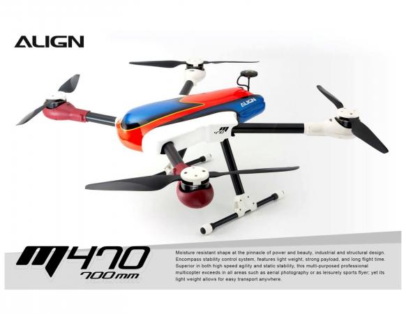 Align Multicopter M470 without Gimbal