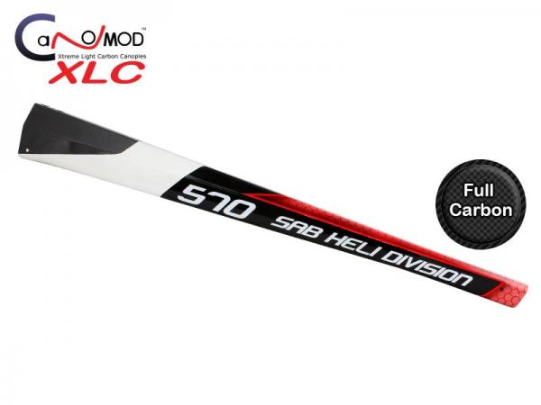 Canomod Goblin 570 Red Eyes - Carbon Tail Boom