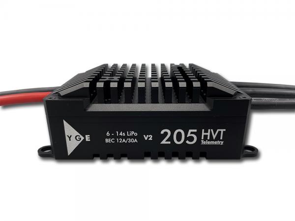 YGE 205HVT Brushless ESC 205A limited Black Edition