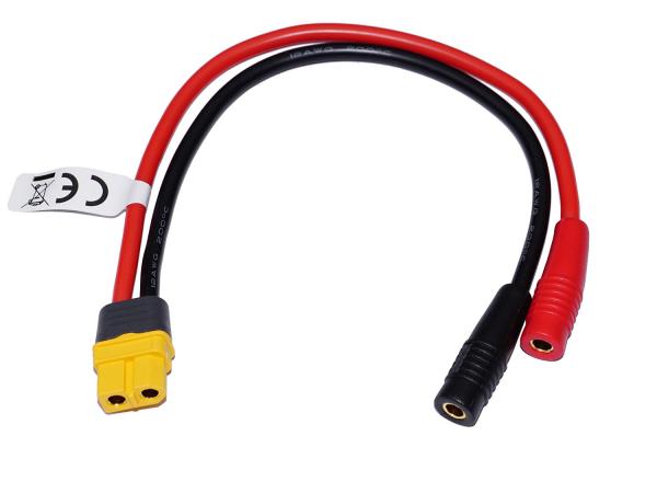 Connection cable 4mm Banana female to XT60 female