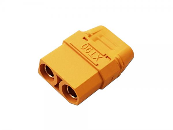 XT90 Goldkontakt Stecker 4,5mm mit Gehäuse gelb