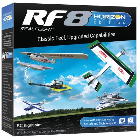 RealFlight 8 Horizon Hobby Edition with InterLink-X Controller # RFL1000 |  Live-Hobby.de