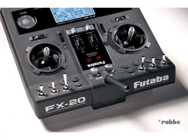 Robbe - Futaba Transmitter FX-20 2,4GHz / R6208SB FASST # F8072 |  Live-Hobby.de
