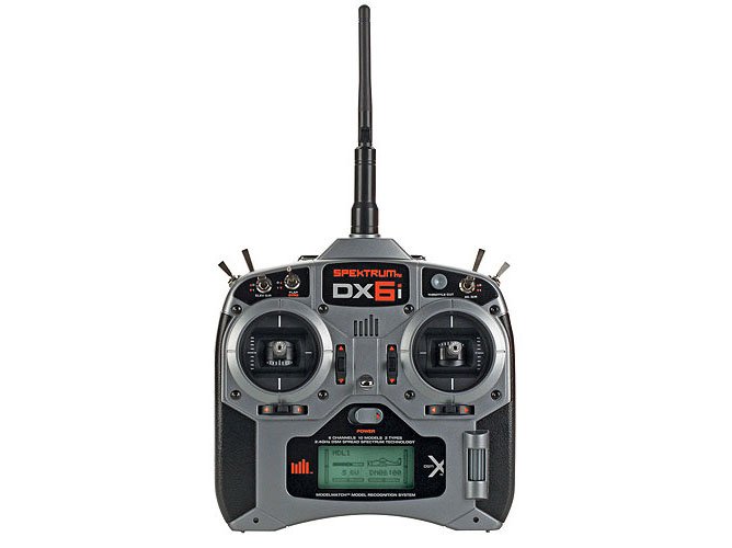 Spektrum DX6i 6-Kanal Full Range DSM2/DSMX 2,4GHZ Sender # SPMR6630 |  Live-Hobby.de